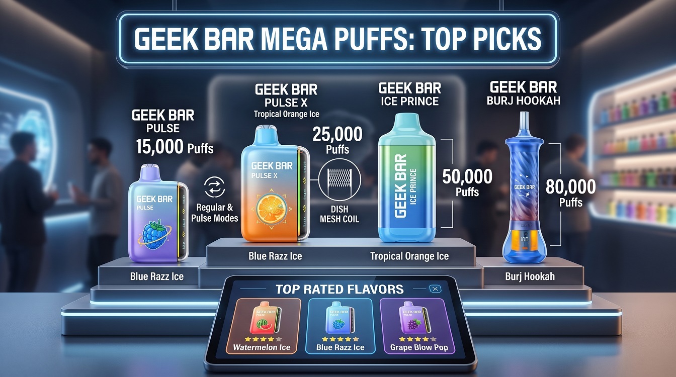 Geek Bar Mega Puffs Top Picks