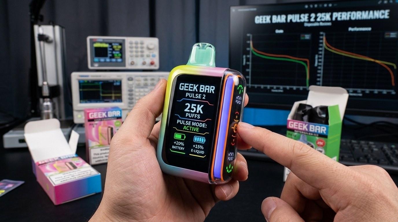 Geek Bar Pulse 2 25k Hands On Test Geek Bar Pulse 2 25k Hands On Test